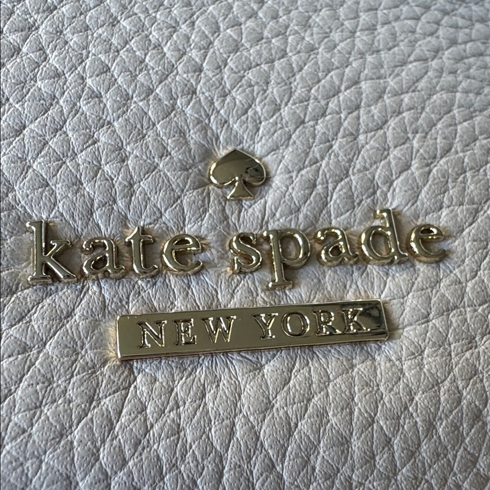 Kate Spade Jackson Street Mylie Hobo Crossbody Bag Cream Pebbled Leather - Picture 3 of 16